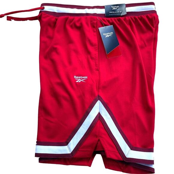 NWT Reebok Basketball Short activewear Men Sz M (regular 8) NWT - Picture 1 of 6